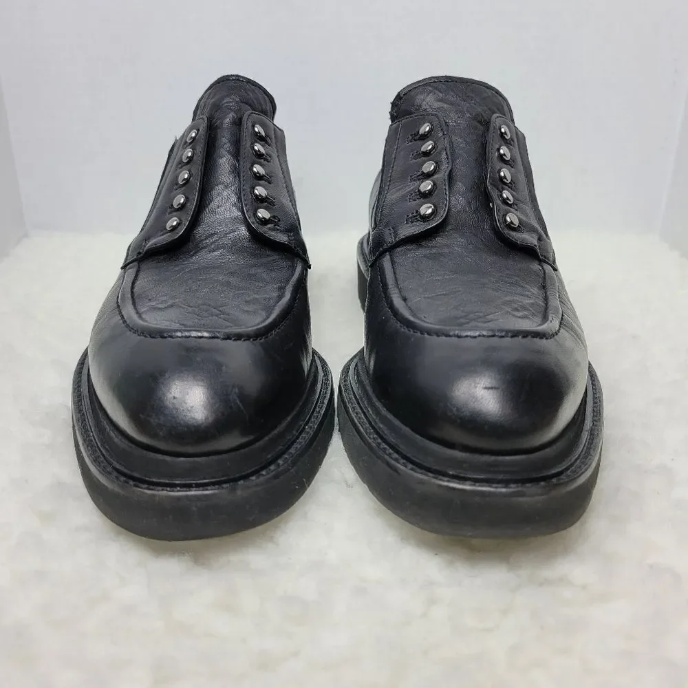 Cesare Paciotti Mens Shoes Size 7 US  Black DM Livetech Lace Less Derby 46534